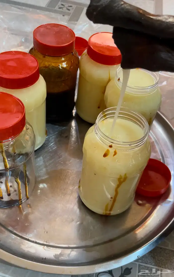 منتجات البان وسمن غنم صافي من العكة 5