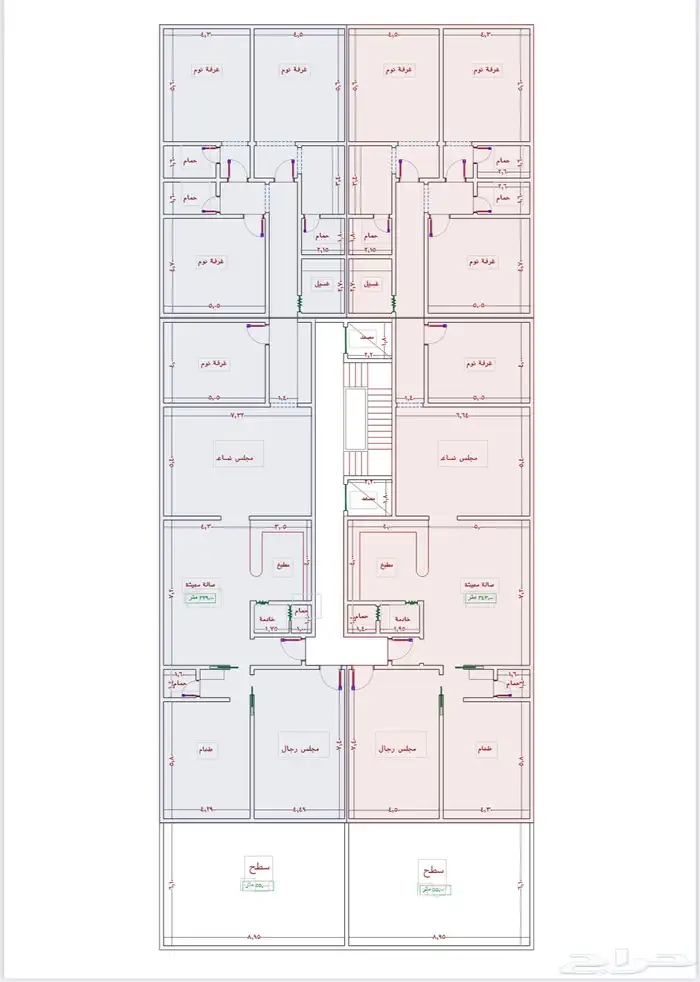 غرفتين تمليك مساحه 109م بسعر 299 الف مخطط بن لادن الدفع كاش 5