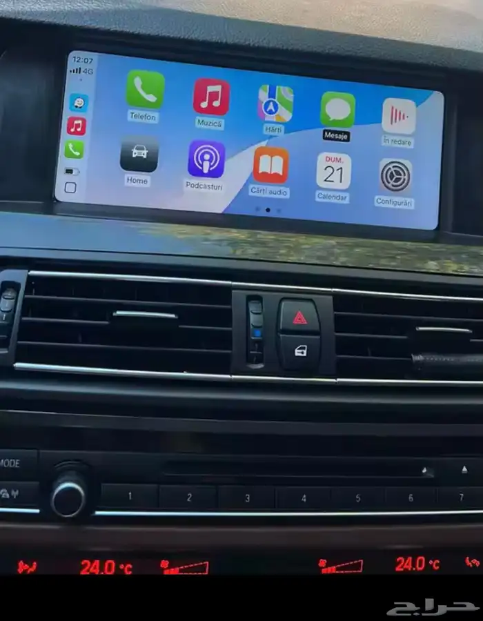يحول شاشة BMW حقت الوكالة إبل كاري بلي من موديل 2009 لي 16 19