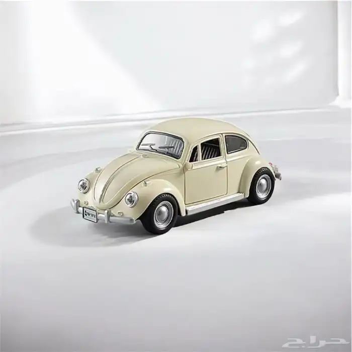 مجس م سيارة فولكس فاجن بيتل 1955   مقياس 1 18 (لون بيج 0