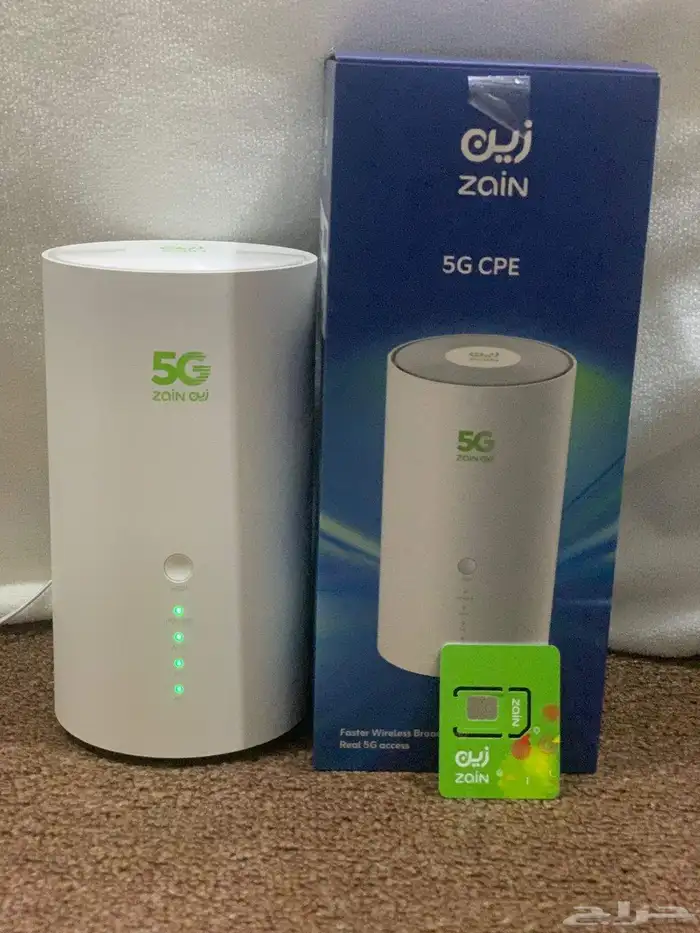 اقوى عروض باقات شبكة الإنترنت المتنقل جهازWiFi Zain 5G مجانا 1