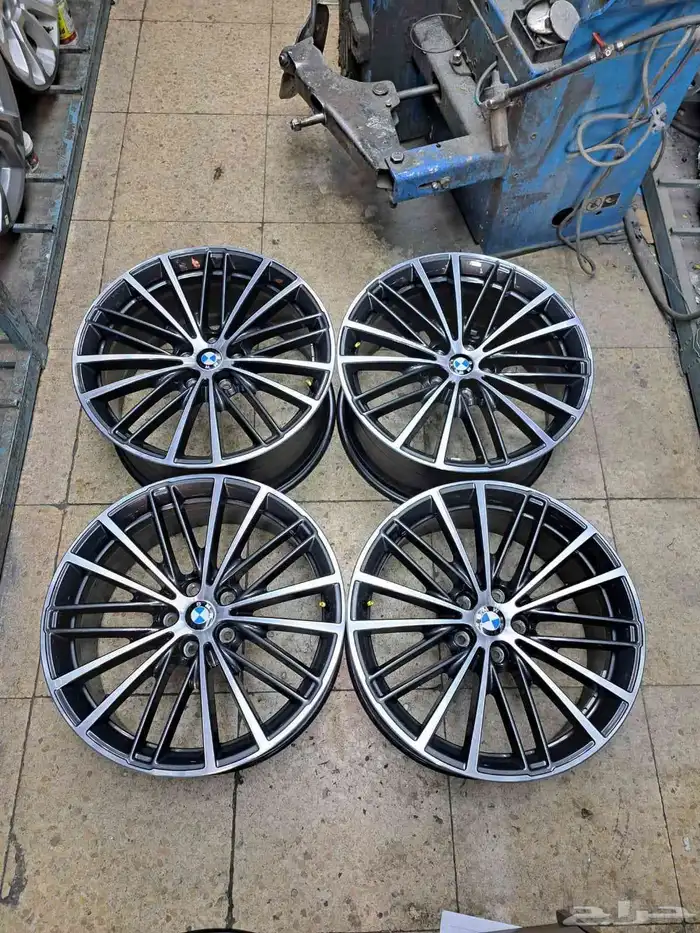 جنوط بي ام دبليو الفئة الخامسه مقاس 19 اصلي وكاله موديل 2023 3