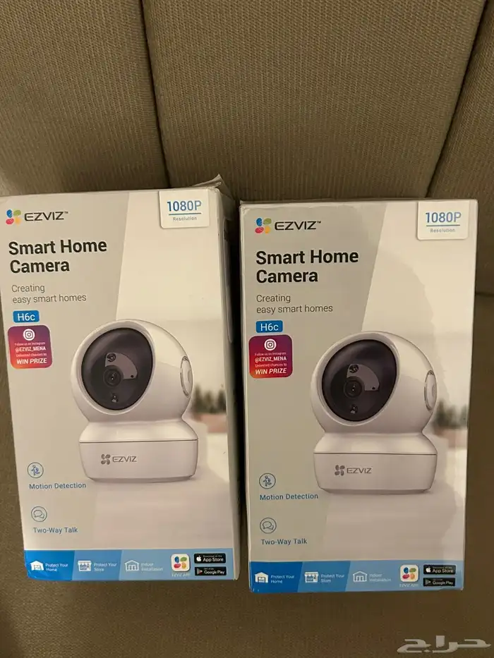 2- كاميرا مراقبة جديدة لم تستخدم و كاميرا تصوير جديدة 1