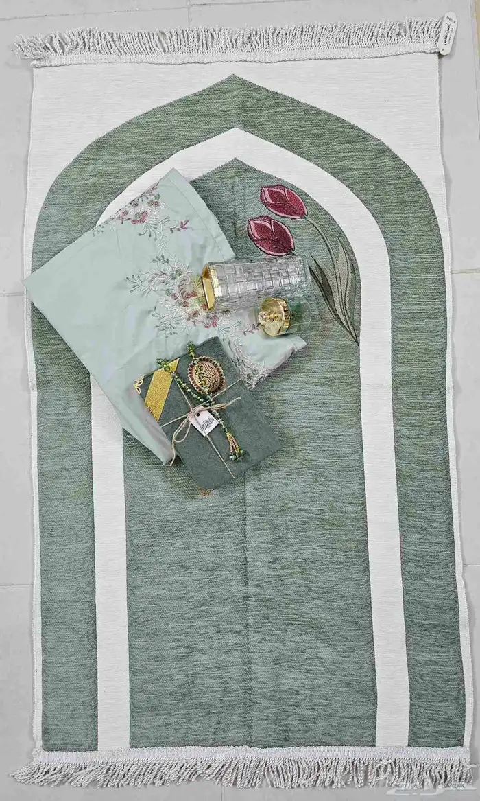 اطقم صلاة شرشف دبل كلوش ومطرز ومكسر 20