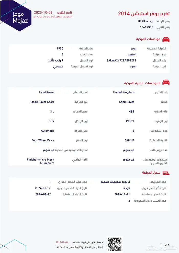رنج روفر سبورت 2014م سوبر تشارج 6 سلندر (ممشى قليل) 30