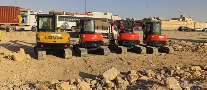 حفارات بكلينات صغيره للإجار اليومي والشهري 0