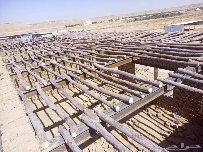 بناء وترميم بيوت الطين والحجر والاسقف اثل وجريد لياسه طينيه 23