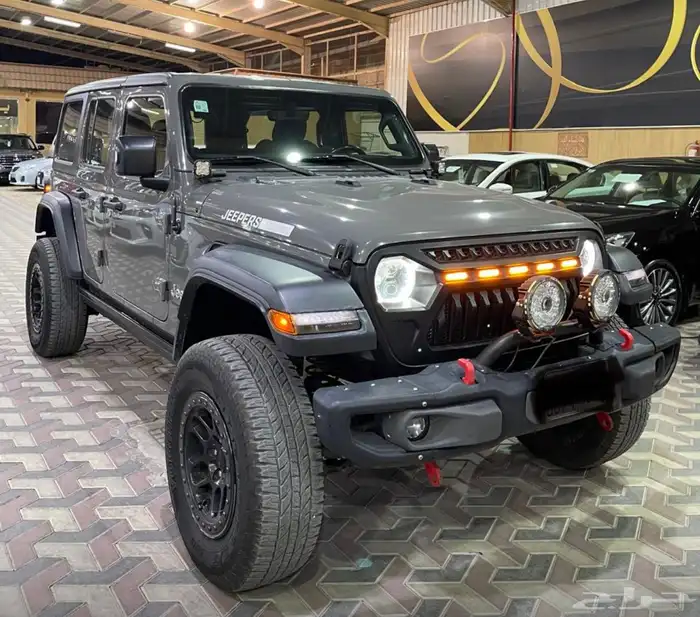 جيب رانجلر اسبورت موديل 2021 على الشرط 2