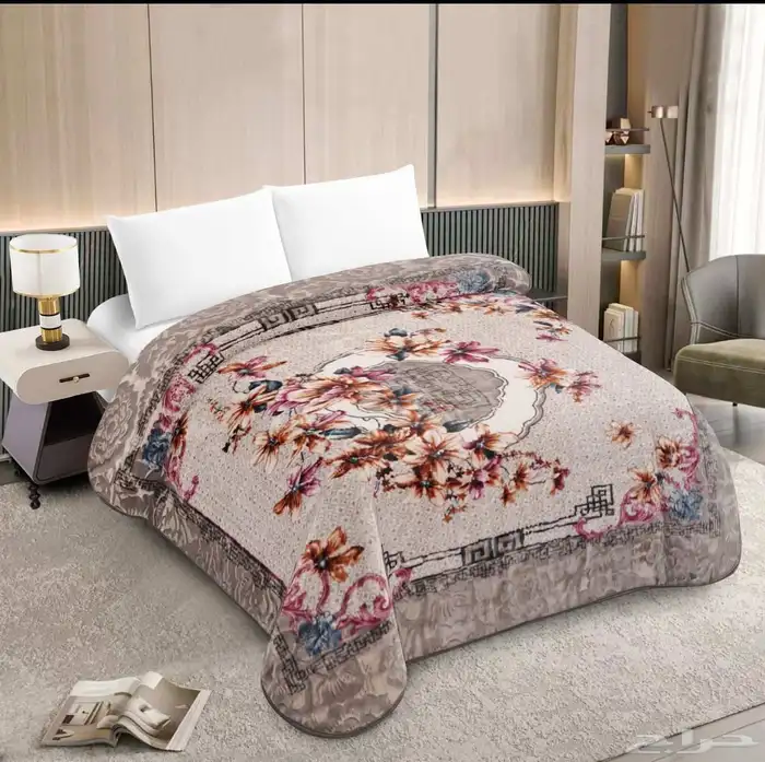 بطانيات ستايل كوري الدب الاصلي مشجر وساده 7