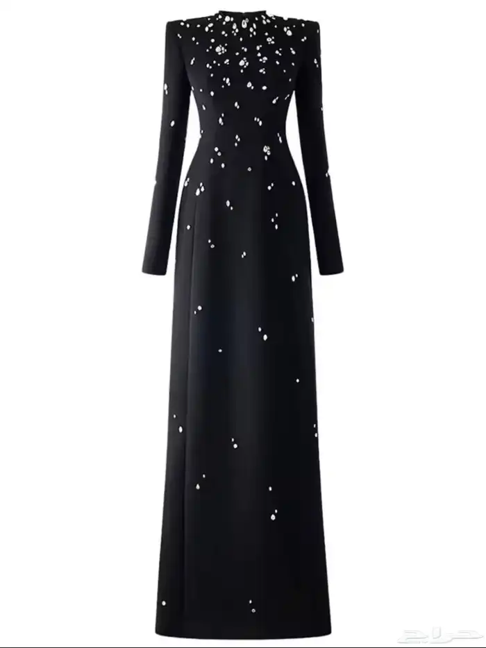فستان أسود راقي للمناسبات 1