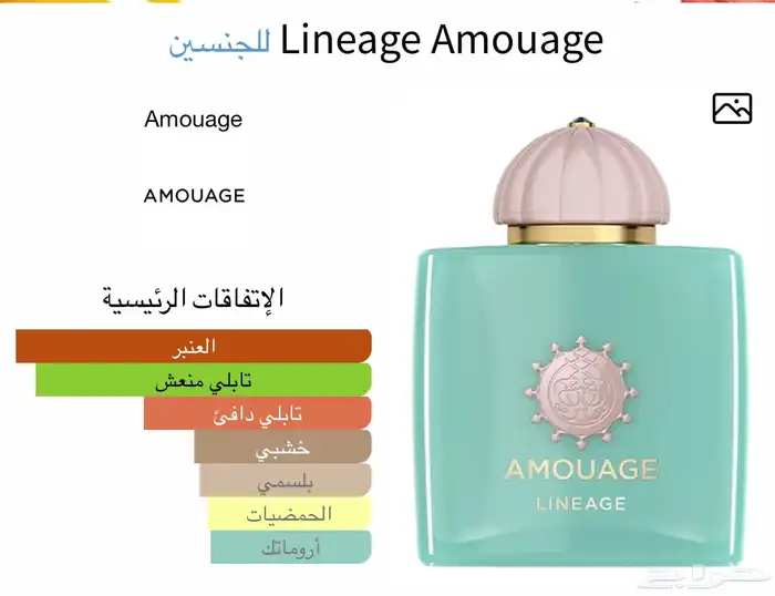 عطر أمواج Lineage Amouage 1