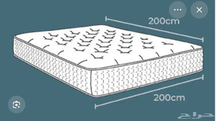 مرتبة أمريكان بد أصلية (200 X 200 ) للبيع بجدة 4
