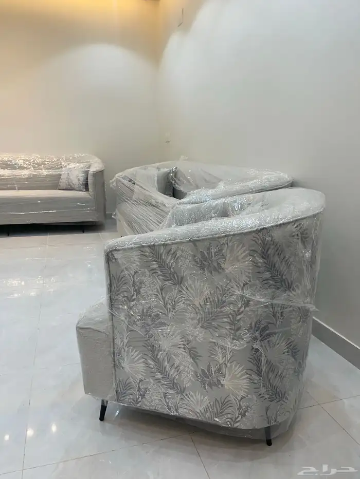 كنب جديد 5 قطع و2 كرسي 0