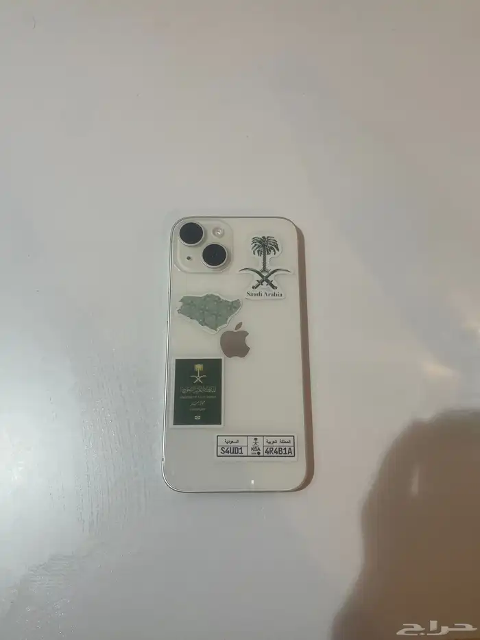 ايفون 14 ابيض اللون الذاكره 128 البطاريه 82 0