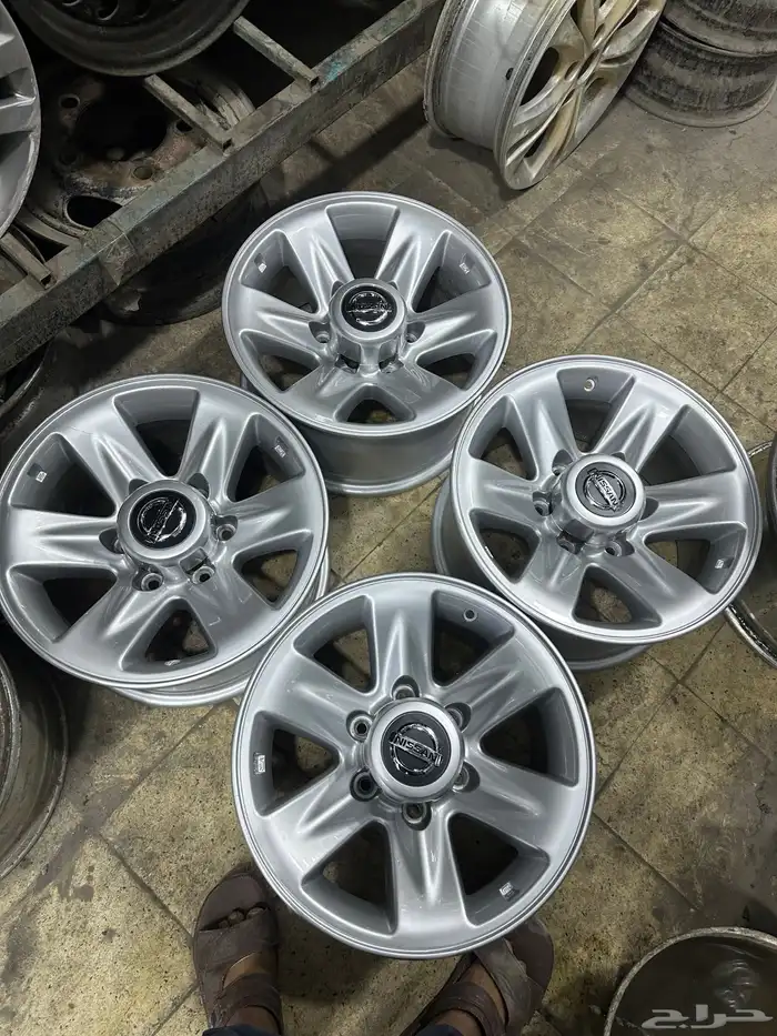 جنوط فتك نيسان مقاس 16 اصلي وكاله مستعمل 0