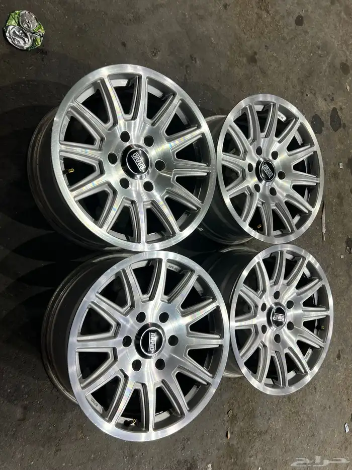 جنوط البرايد نيكل 6 مسمار مقاس 17 يركب علا جيب 23 وا جمس 6