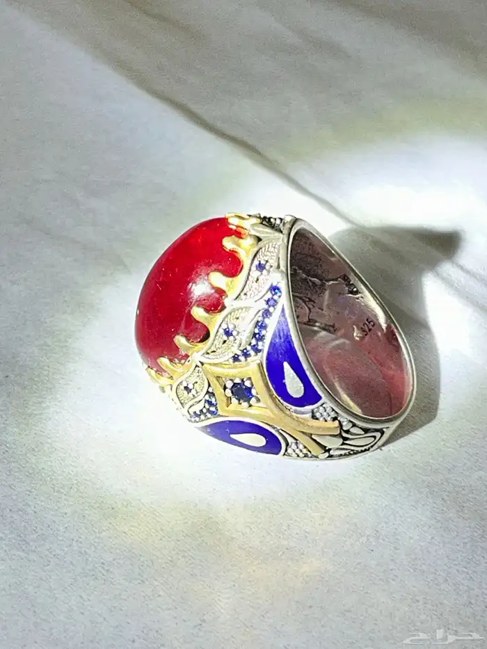 لؤلؤ جاد اليشم فيروز جاد زفير عقيق ياقوت وفضه إيطالي 12