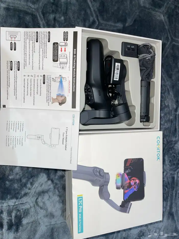 جيمبال ذكي جديد ثلاثي المحاور مثبت جيمبال للهواتف الذكيه 0