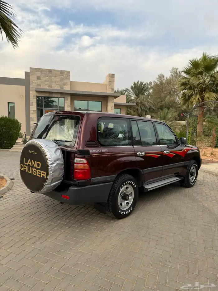 لاندكروزر 1999 قير عادي (عنابي) ممشى قليل 10