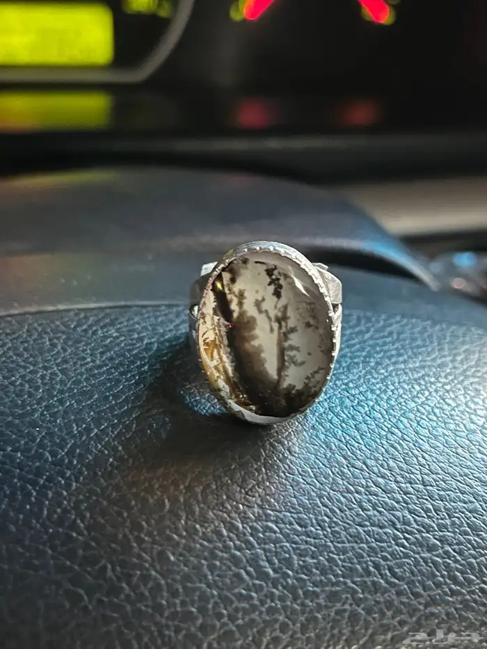 خاتم عقيق يماني مصور شجر 4