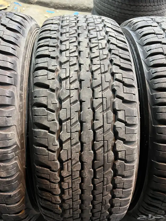 كفرات دنلوب مقاس 275 65 17 تاريخ 2022 نضيفه بالمره اصلي 7