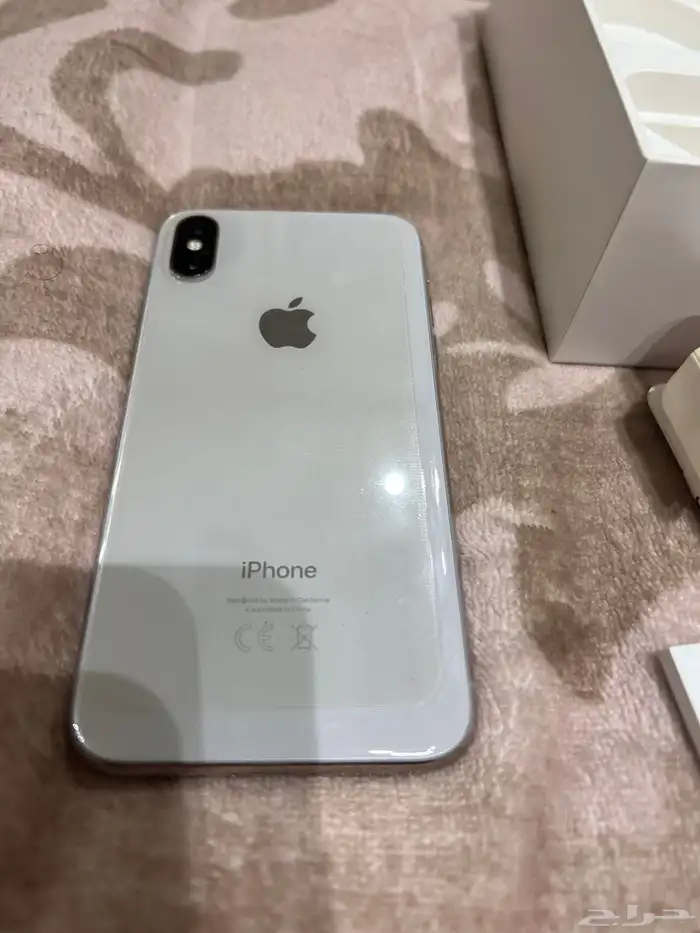 ايفون اكس لم يفك وشاشته الاصليه محتوياته الموضحه بصور 0