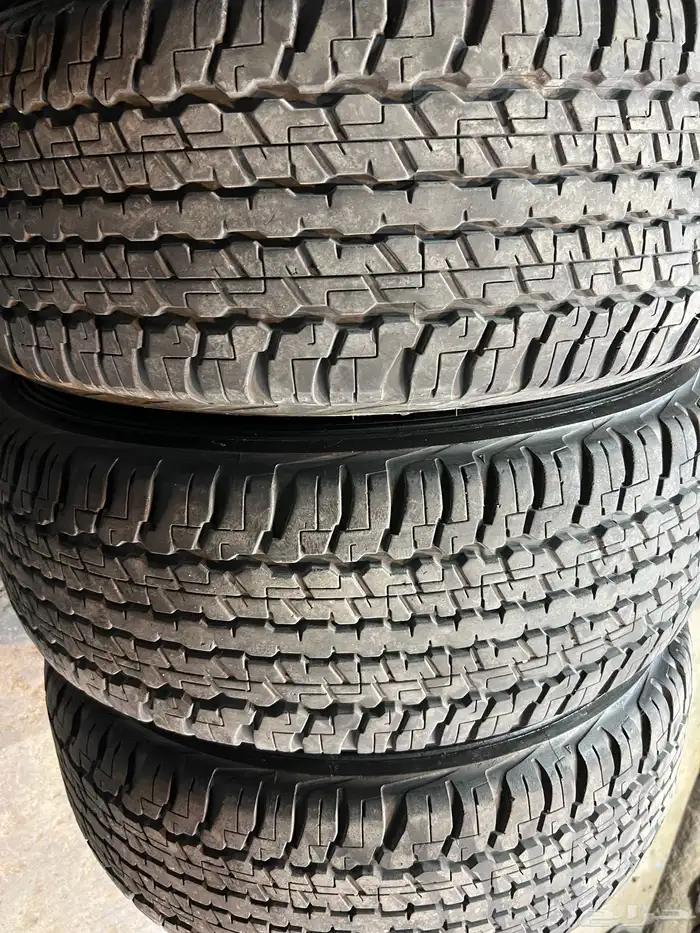 كفرات دنلوب مقاس 275 65 17 تاريخ 2022 نضيفه بالمره اصلي 11