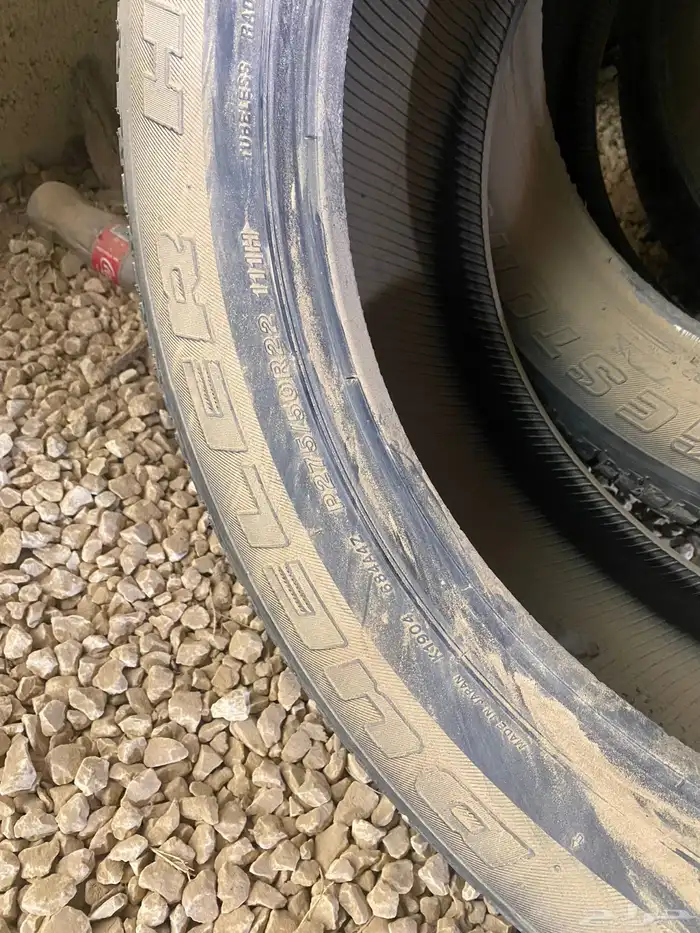 كفرات برجستون جنط 22 مقاس 275 50 4