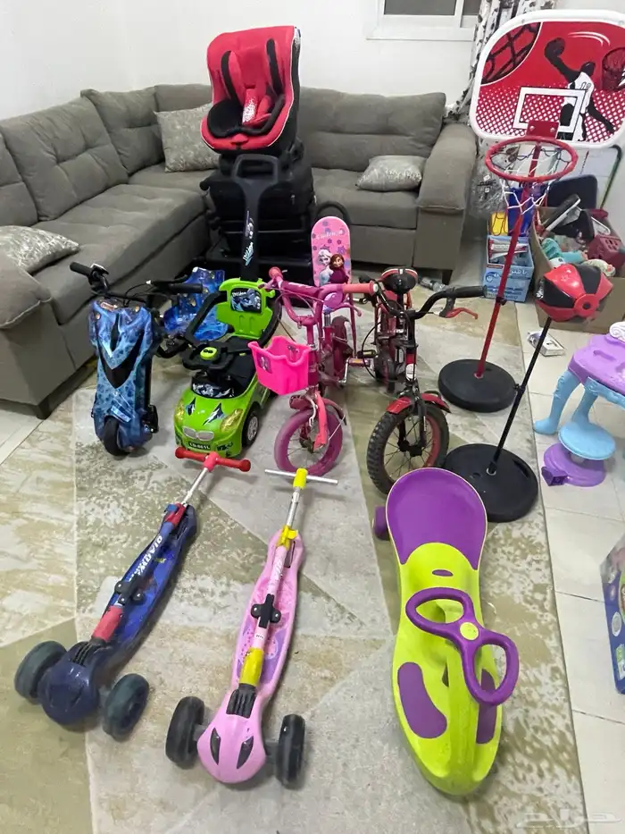 سيكل دراجة سكوتر درفت سرير غيار والعاب اطفال 8