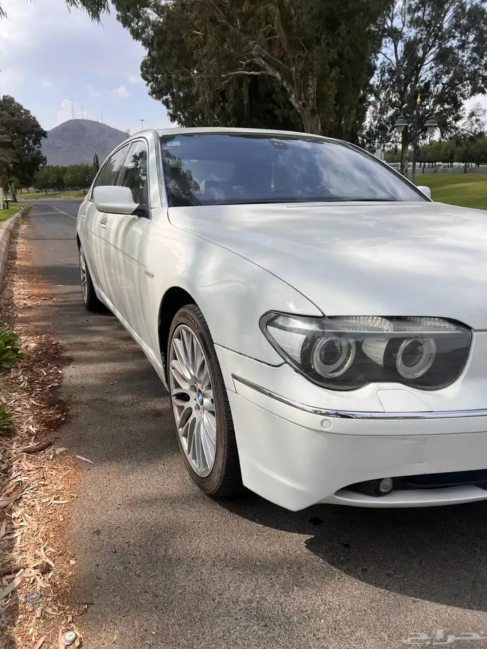 بي ام 745 2003 ابيض 6