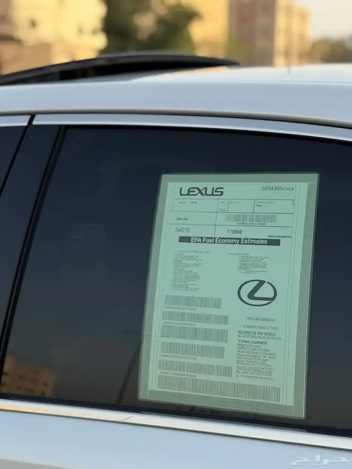 لكزس ES 2103 نص فل محركات وبدي وكاله شرط 5