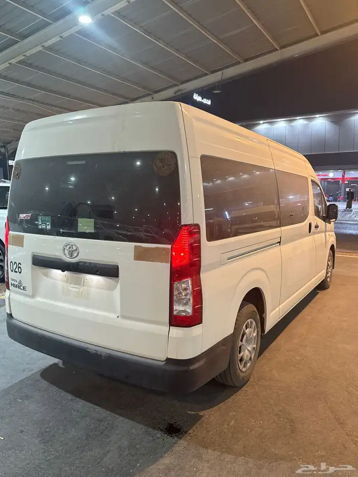 باص هايس 2024 بنزيم عدد 3 الالف فقط وكاله 5