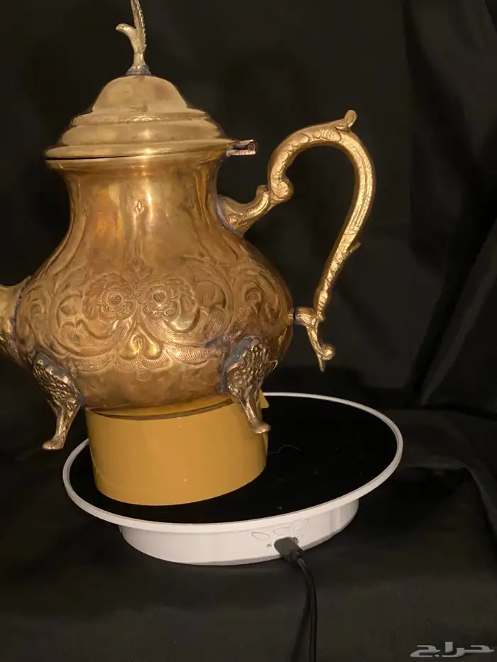 إبريق قديم نحاسي مغربي كبير 0