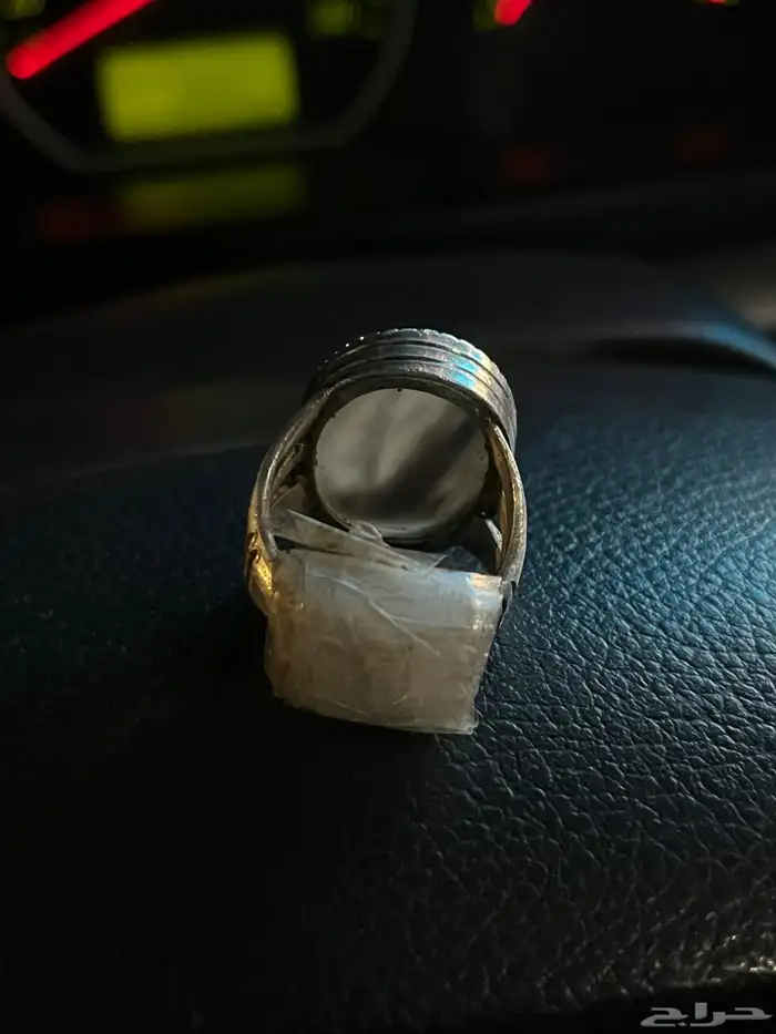 خاتم عقيق يماني مصور شجر 3