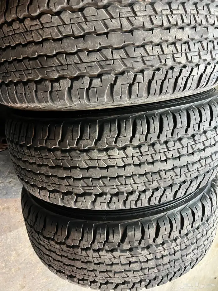 كفرات دنلوب مقاس 275 65 17 تاريخ 2022 نضيفه بالمره اصلي 10