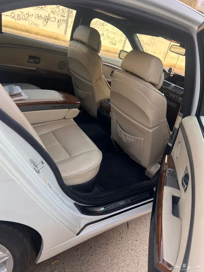 بي ام 745 2003 ابيض 8