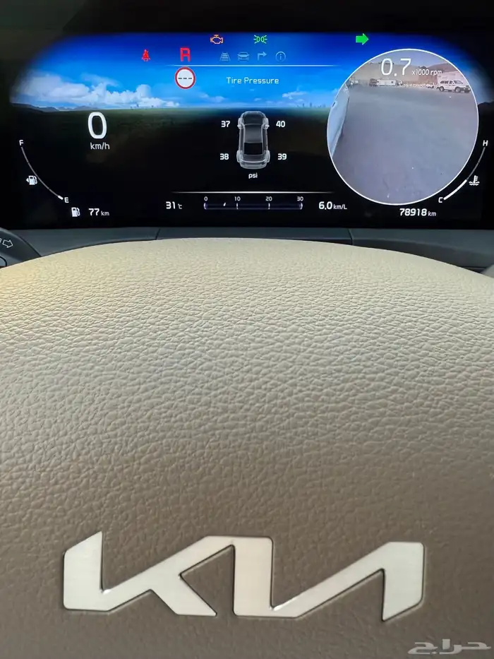 كيا K8 بنورما 2022 اعلا مواصفات بحالة الوكاله للبيع 25