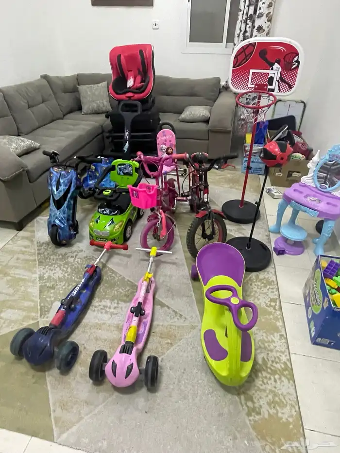 سيكل دراجة سكوتر درفت سرير غيار والعاب اطفال 7