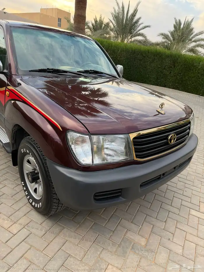 لاندكروزر 1999 قير عادي (عنابي) ممشى قليل 16