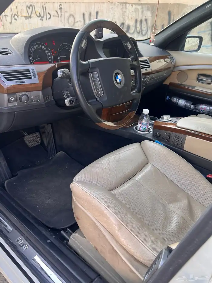 بي ام 745 2003 ابيض 10