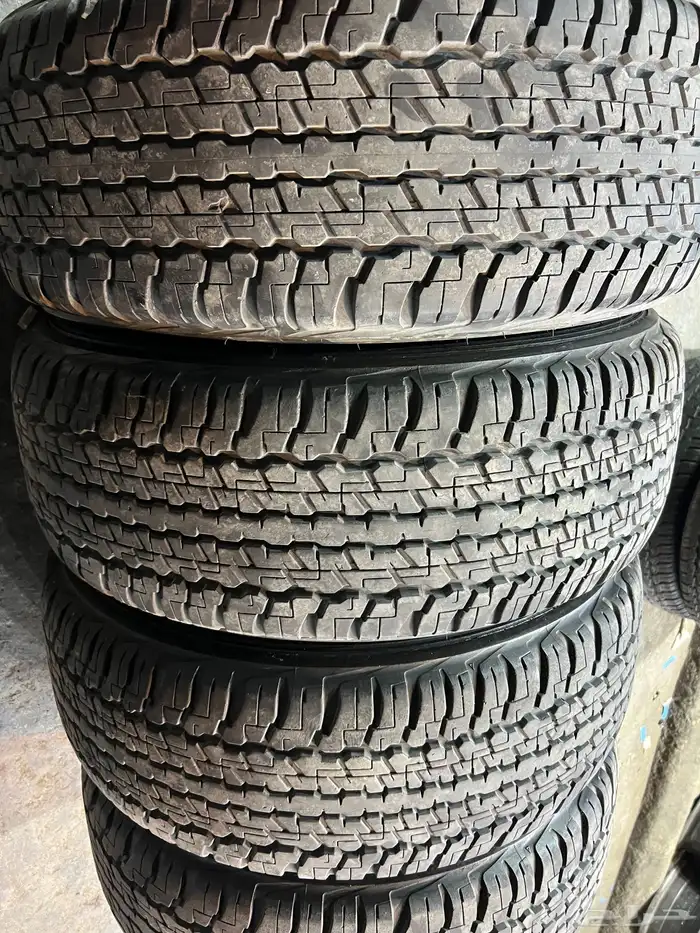 كفرات دنلوب مقاس 275 65 17 تاريخ 2022 نضيفه بالمره اصلي 12