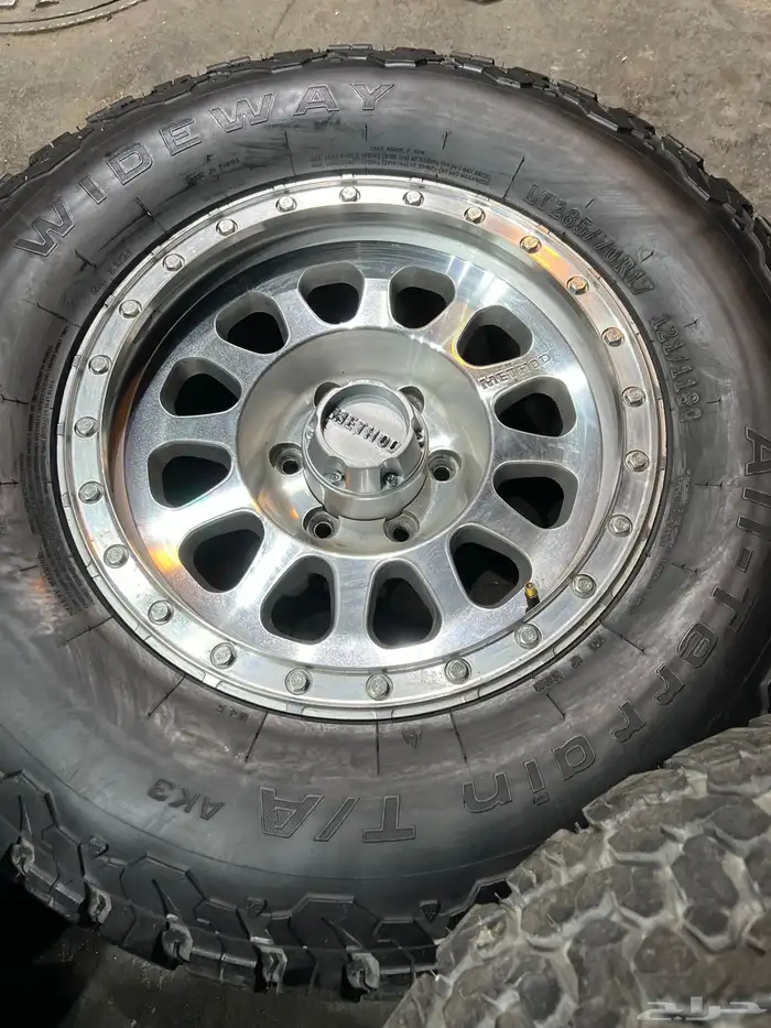 جنوط ميثود نيكل 6مسمار معا كفرات حجري 17 19