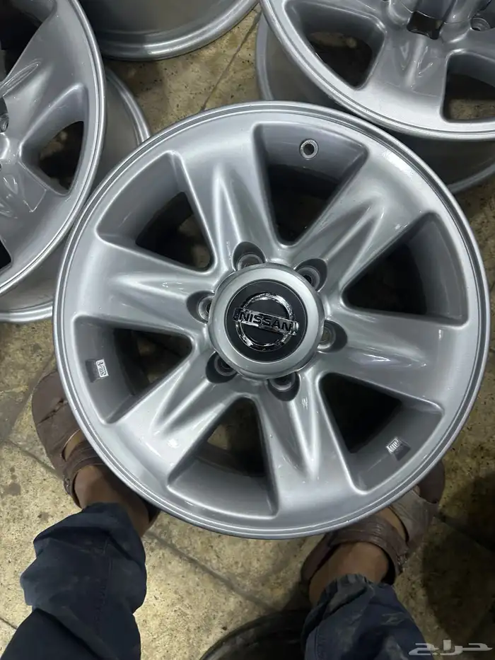 جنوط فتك نيسان مقاس 16 اصلي وكاله مستعمل 3