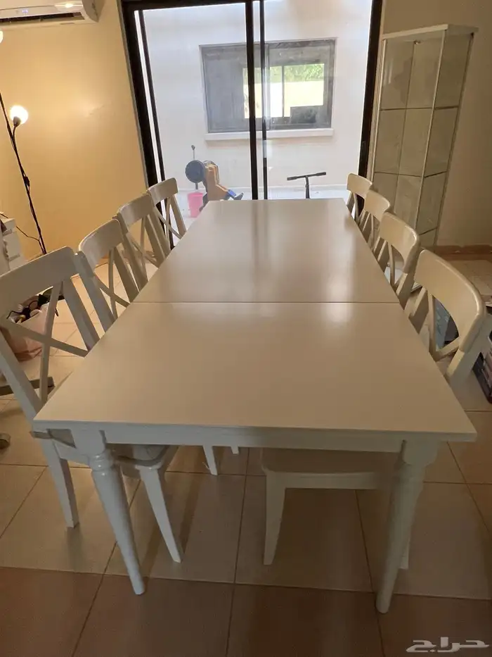 طاولة طعام ايكيا 8 كراسي 4