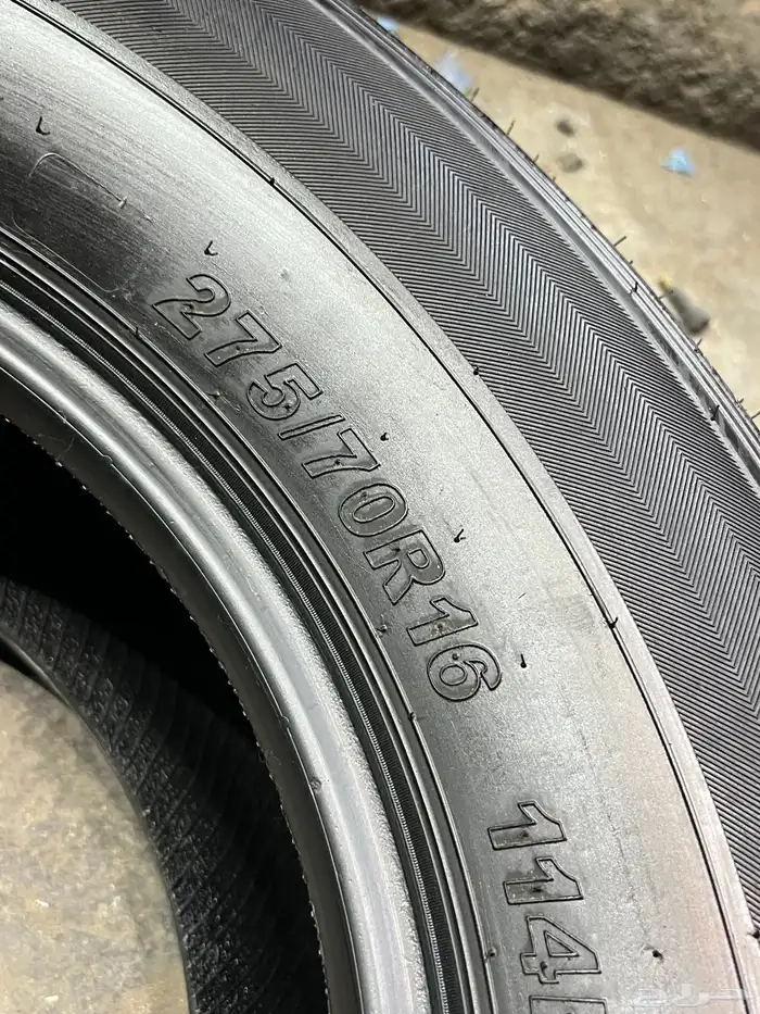 كفرات صيني مقاس 275 70 16 تاريخ 2025 شبه الجديد 16