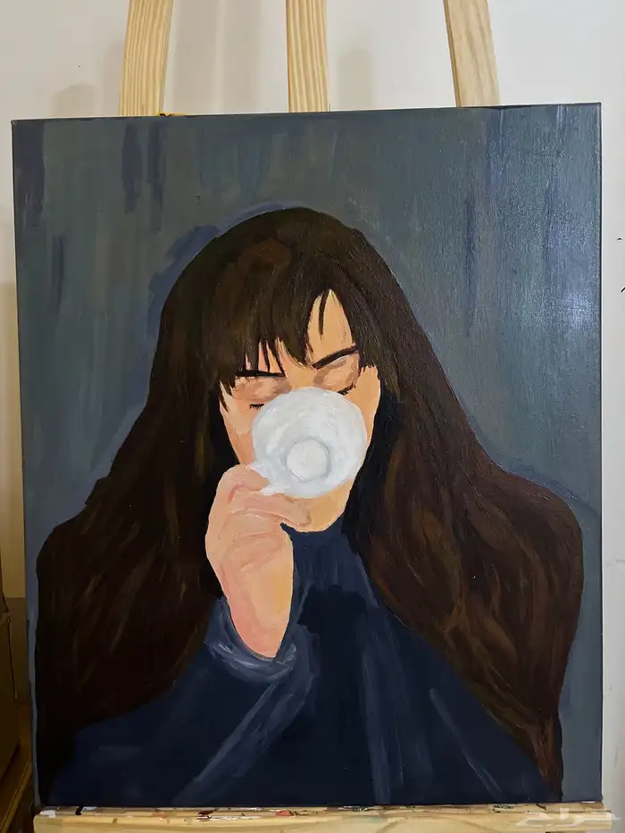 لوحه رسم اكريليك 0