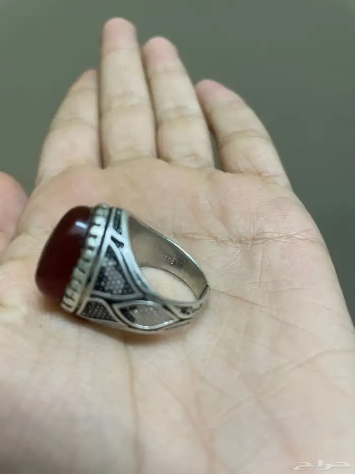 خاتم فضه عقيق ومسباح بكلايت طربزونه فضه 1