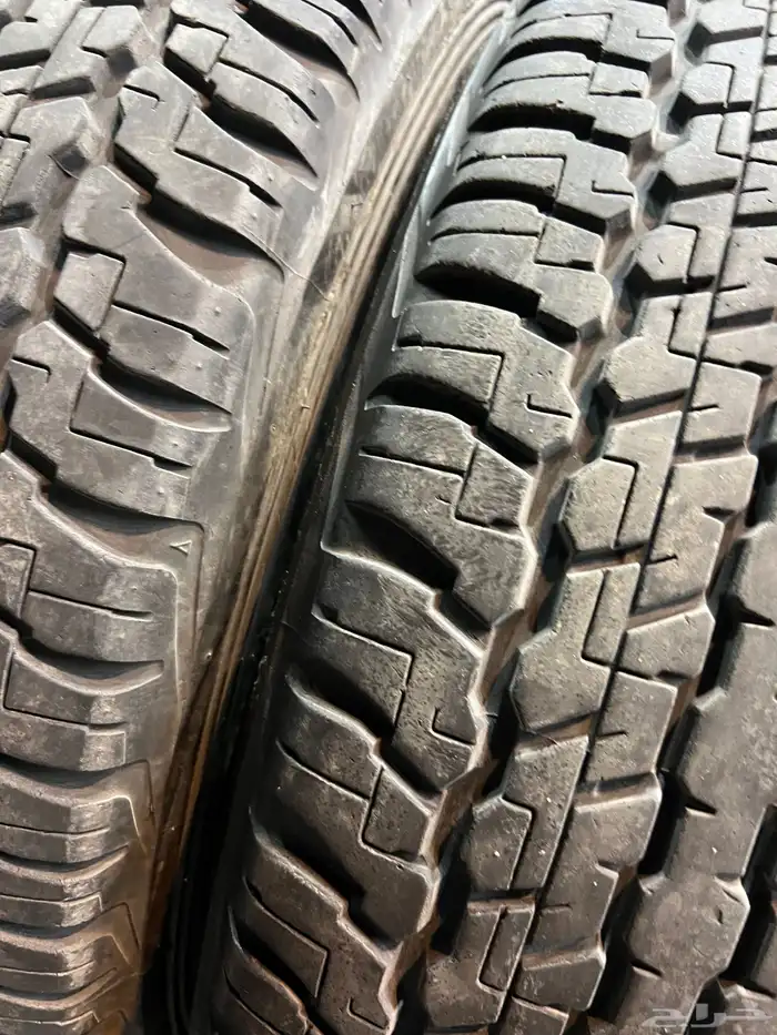 كفرات دنلوب مقاس 275 65 17 تاريخ 2022 نضيفه بالمره اصلي 14