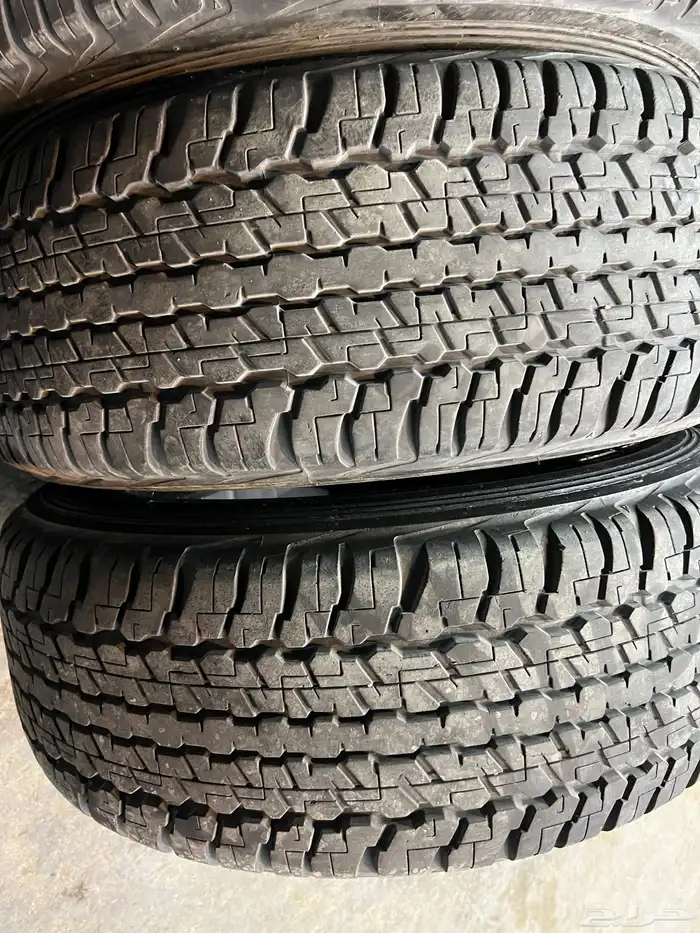كفرات دنلوب مقاس 275 65 17 تاريخ 2022 نضيفه بالمره اصلي 8