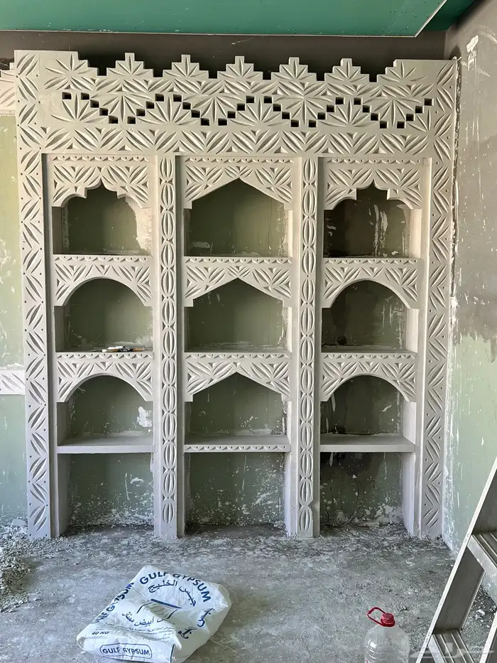 مشب مدخنه اوجار ديكور مشب جبس راخم 0